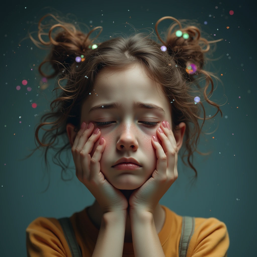 MENINA ENTRISTECIDA
